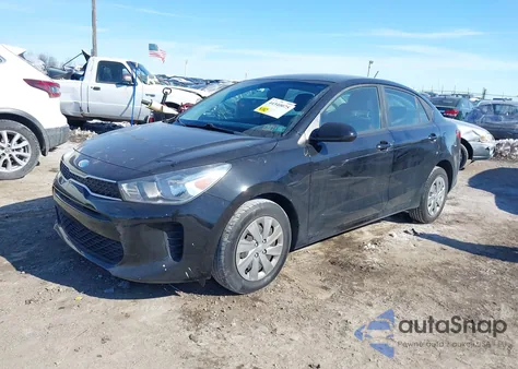 2020 Kia Rio Lx z USA, uszkodzony, nr VIN 3KPA24AD3LE279849